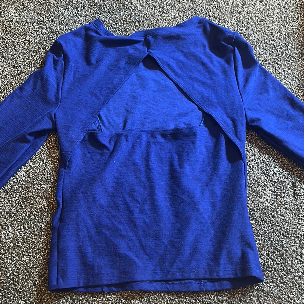 Victoria's Secret Long Sleeve Tee in Royal Blue
